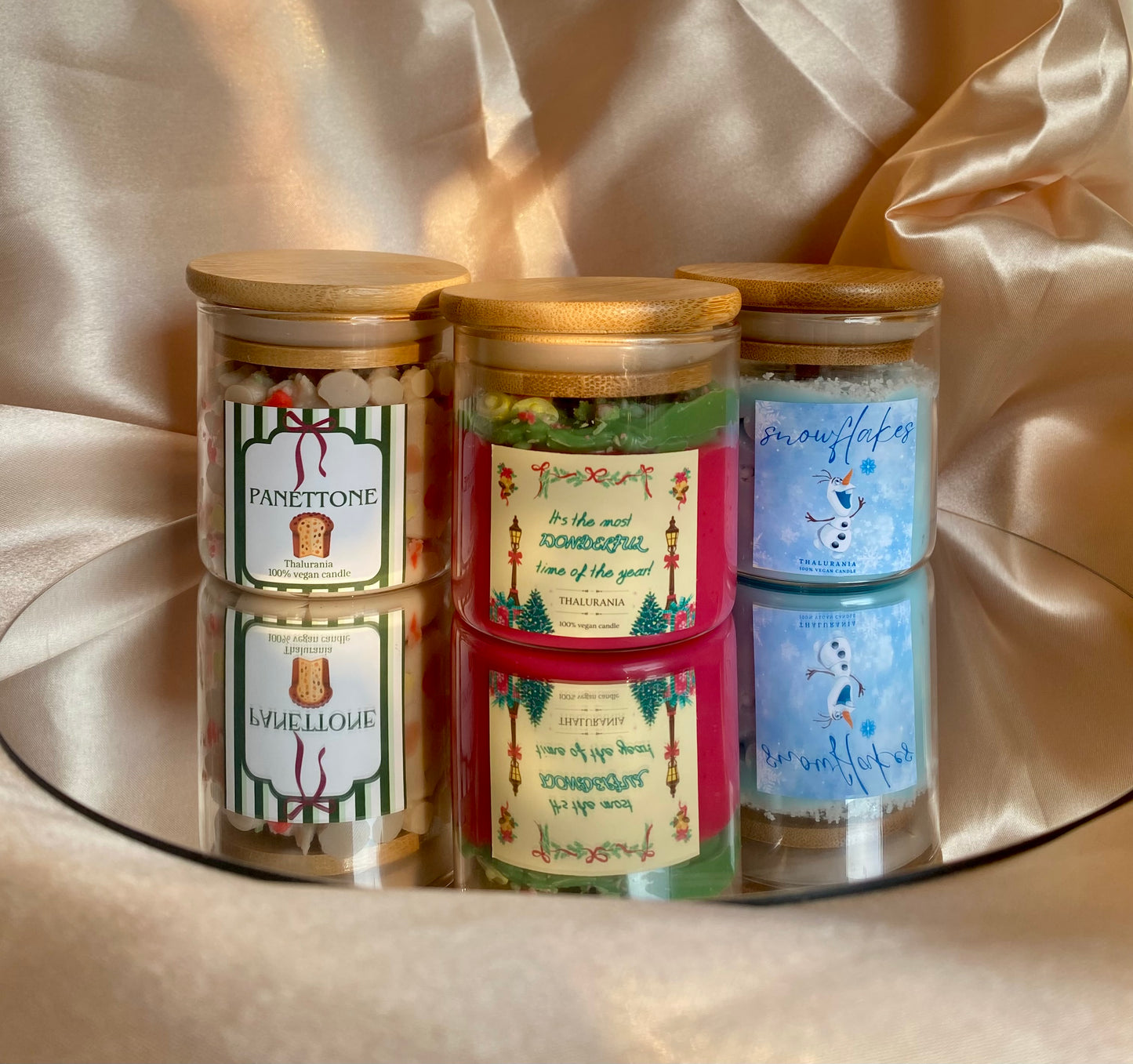 Christmas candles set