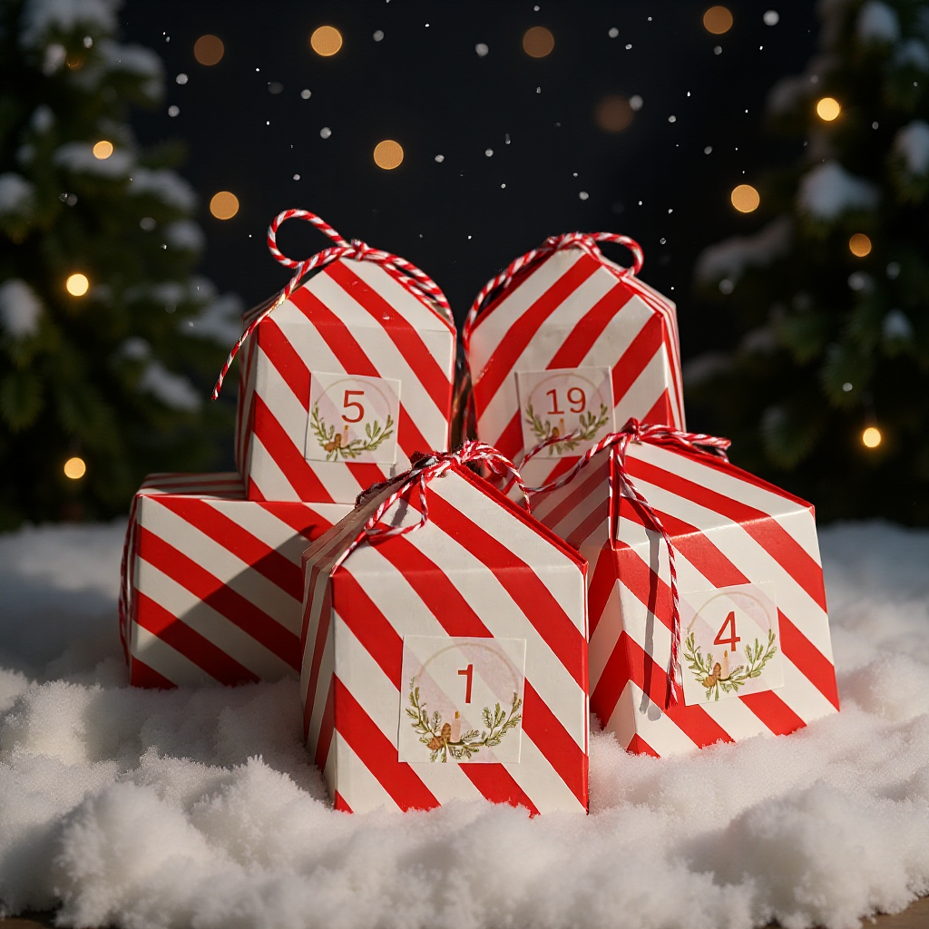 Large Santa’s calendar -24 boxes 🗓️🎅