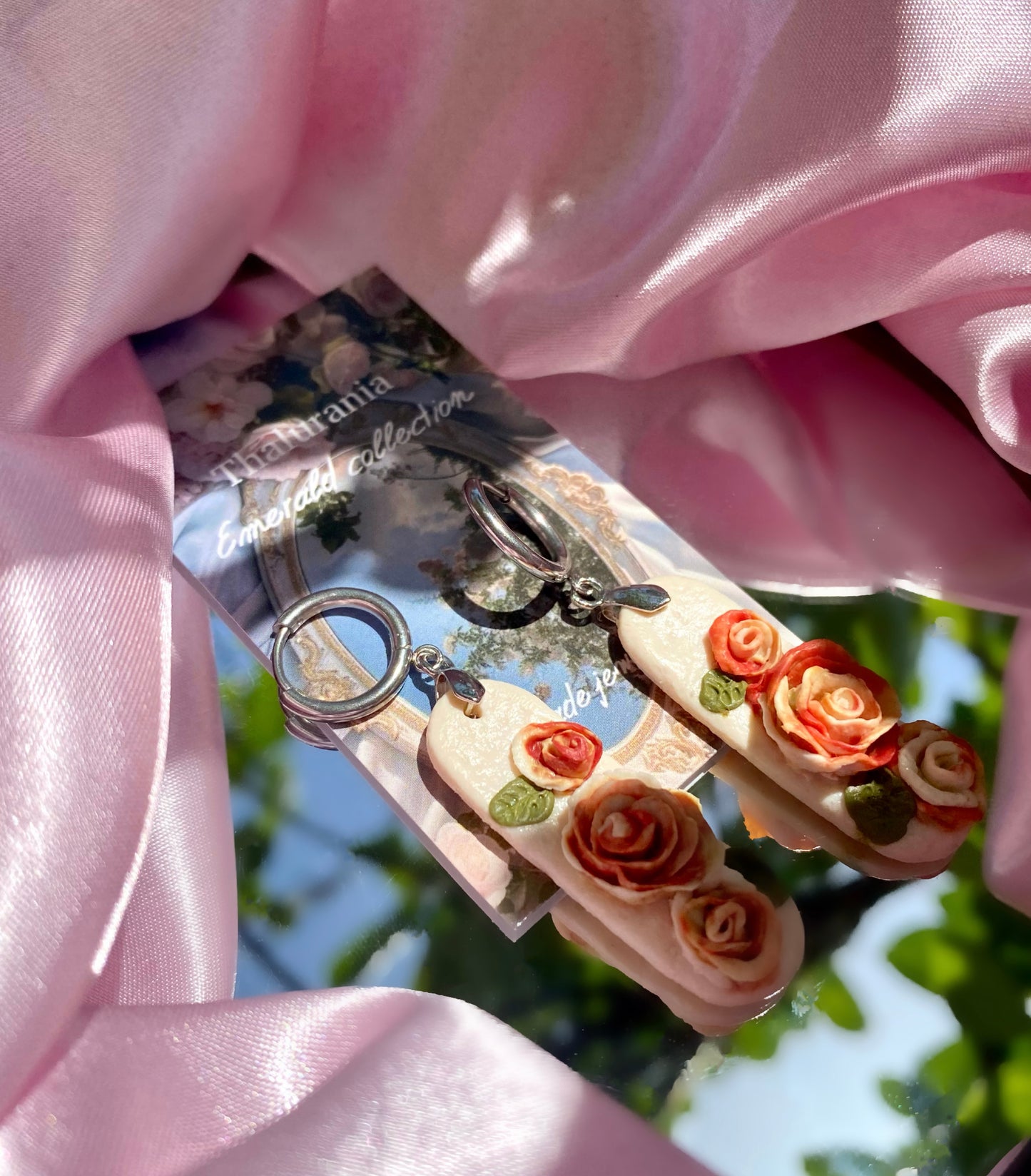 Tangerine vintage roses