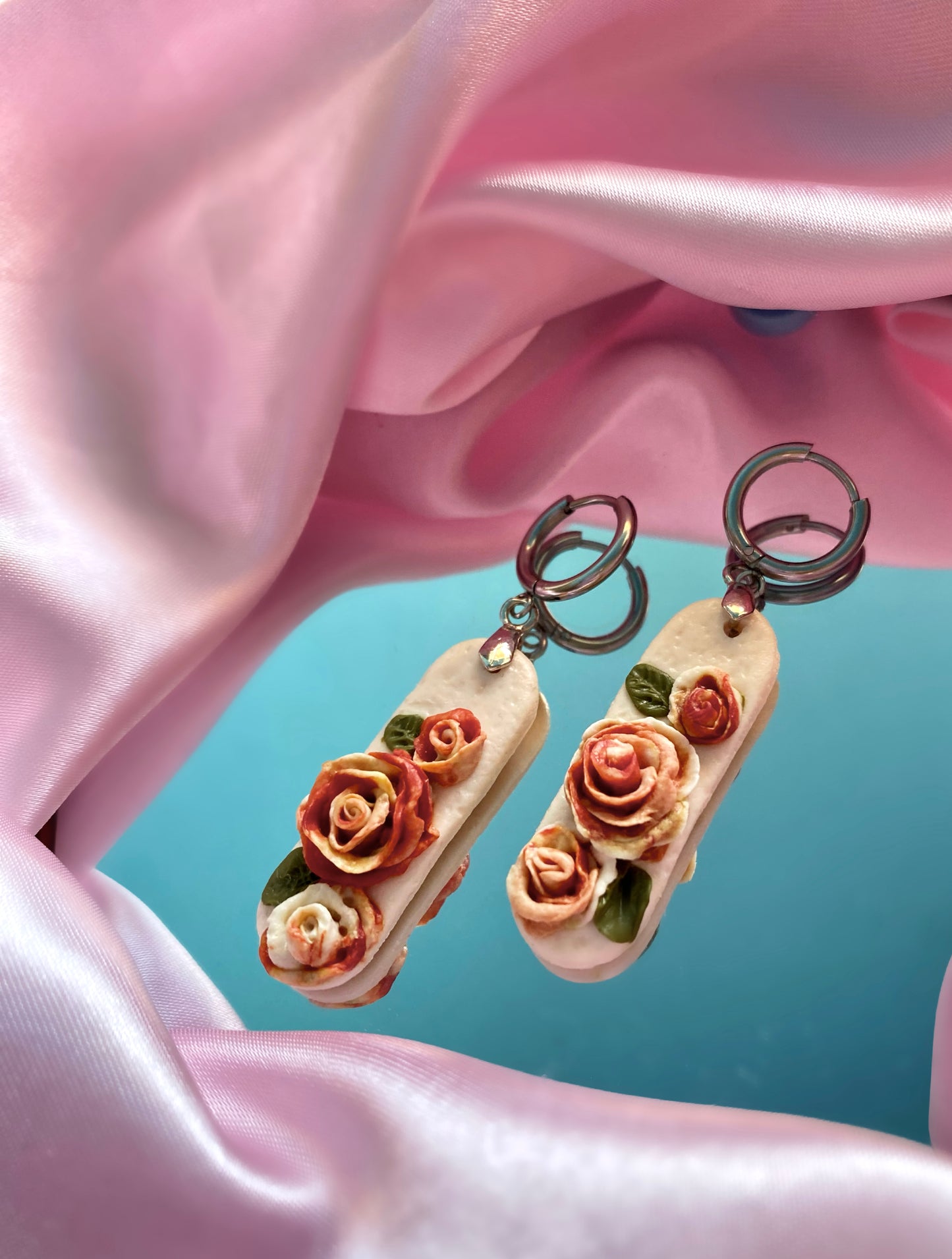 Tangerine vintage roses