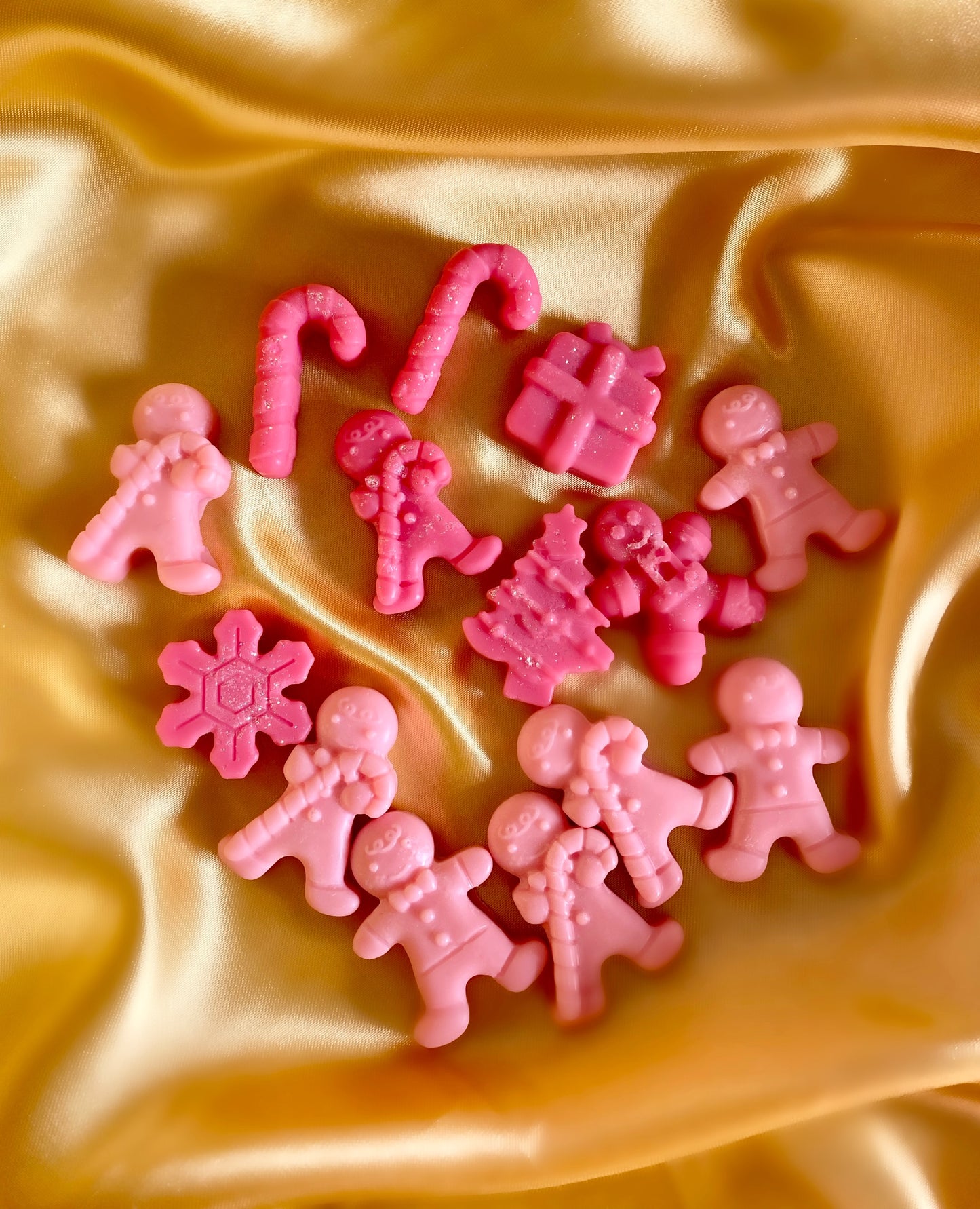 Pink Christmas wax melts