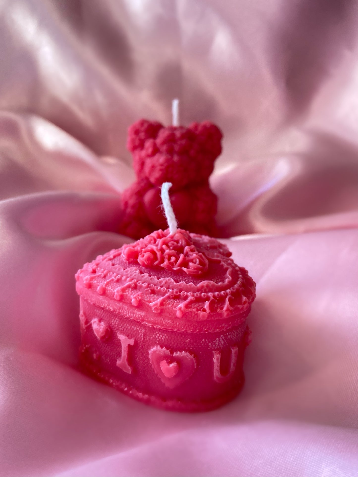 “I love you” set candles