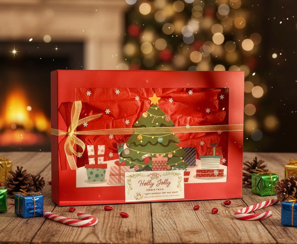 Christmas tree 🌲 Holly jolly Christmas • 24 candles until Christmas