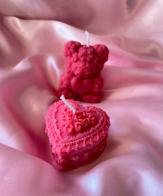 “I love you” set candles
